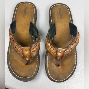 Clarks Women's  Brown Flip Flop Thong Sandals Size 8 M